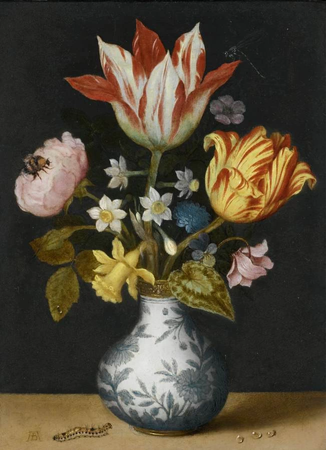 Natura morta con fiori in un vaso Wan - Li